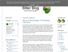 Tablet Screenshot of bitterblog.dk